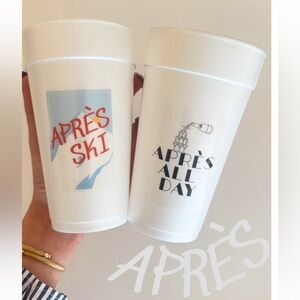 Apres Ski Styrofoam Cups